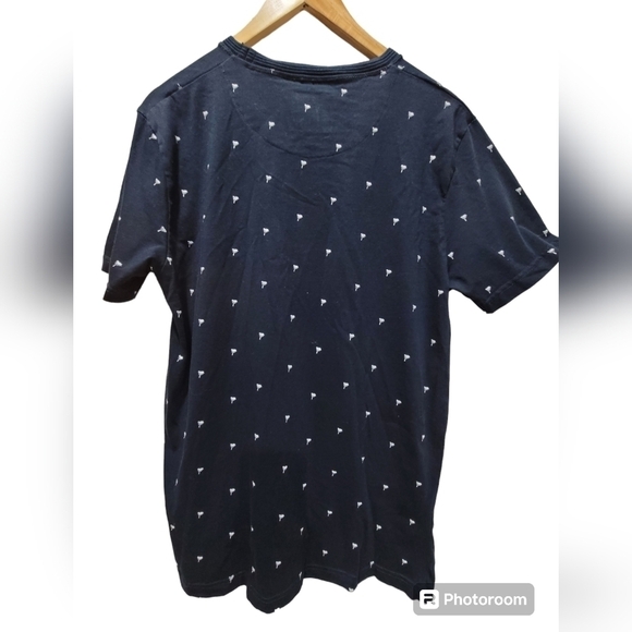 Large Palm Tree Crewneck T-Shirt 100% Cotton - Picture 4 of 7